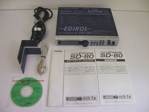 ローランド Roland EDIROL SD-80 音源モジュール Edirol SD-80 Studio Canvas 128-Voice USB Sound Module Roland
